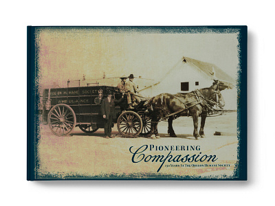 Pioneering Compassion Dust Cover book design design print design