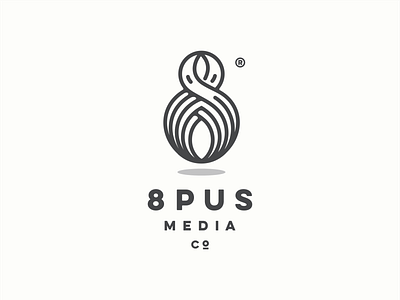 8pus 8 eight lineart logo number octopus