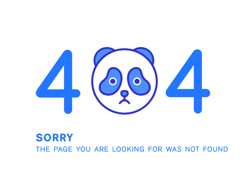 404 404 stroke illustration