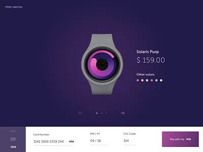 Credit Card Checkout - DailyUI002 bright colors credit card form credit card payment daily 100 daily 100 challenge daily challange daily ui dribbble desiginspiration ingridable interface design invisionstudio landing page design ui ux ux watch