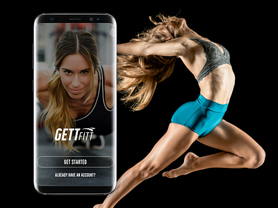 Splash Screen adobe xd app concept design fitness app interaction design landing page design mobile app mobile app design tracking ui user center design user experience design user interface design ux wireframe