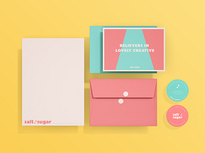 Stationery branding branding agency creative studio logo pastel colors stationery design