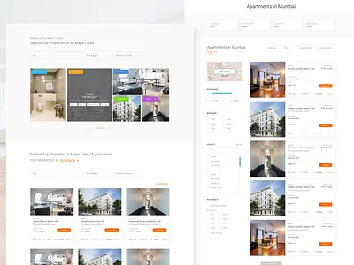 Property Finder Website - Version2 branding buy classic design flat illustration minimal propert for sale property for rent rent sell typography ui ux website