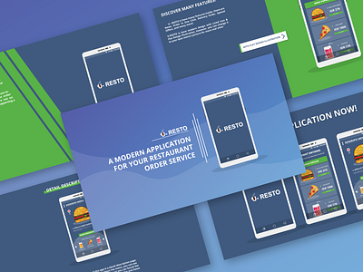 U-RESTO Presentation mobileapp presentation presentation design