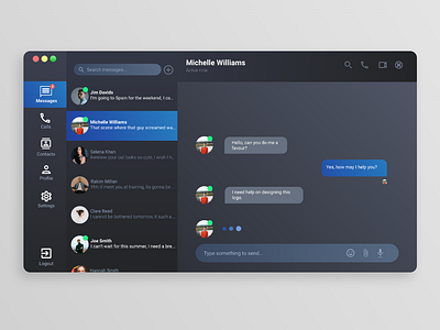 Daily UI 013 - Direct Messaging adobe adobephotoshop adobexd blue chat colours daily dailyui dailyui013 dailyuichallenge design messaging app messenger typography ui ui design userinterface ux vector webapp