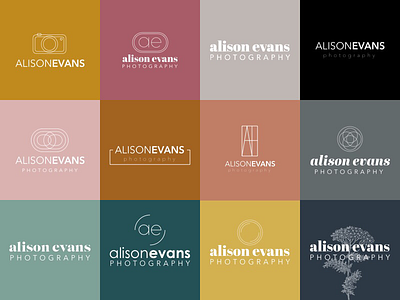 Logo Exploration design graphic design logo photographer logo