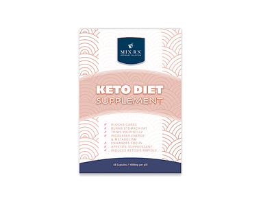 Label Keto Suplement branding darkblue design elegant elegant design goldenrose graphic design label design label template simple design stylish