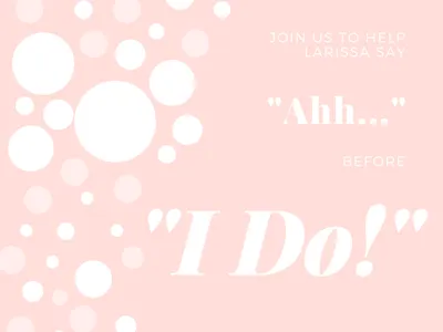 Spa Bridal Shower Invite bridal invite pink