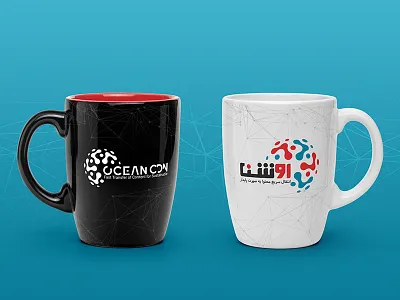 Ocean CDN Logo Design branding design identity interface logo typography