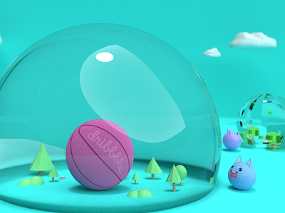 Hello Dribbble blender3d debut design dribbble first shot hello