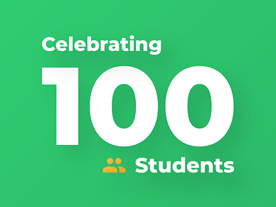 UI Design Basics - 100 Students 100 app design green icon illustration material mobile students typography ui user interface vector