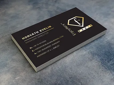 Business card - FTV branding busines card business business agency design fashion brand logo makeup typography vector