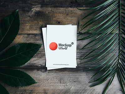 Free Greeting Card On Wooden Background Mockup free mockup free mockup psd greeting card invitation card mock up mockup psd