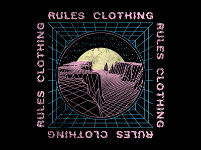 Rules apparel illustration merch skateboard streetwear t shirt