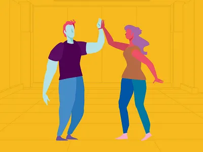 Figh Five 2d 2d art caracter cartoon cartoon illustration design illustration vector vector artwork