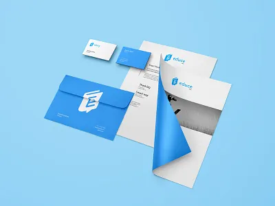 Educe - stationery mockup brand concept graphic identity logo mark symbol