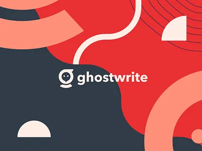 Logo Design for Ghostwrite.co art branding design identity logo mark marketing marketing agency