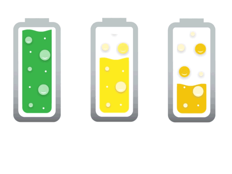 Bubblin Battery Icon Pack w/ Butterflies (1) animated animated gif battery icon illustrations