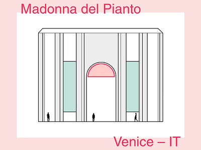 Madonna del Pianto – minimalist illustration architectural architecture drawing illustration illustrator minimal minimalart