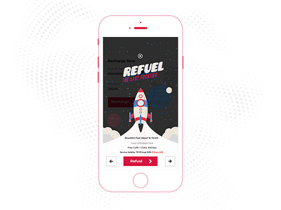 Telecom: Recharge Popup concept design designer dribbble identity ui ux