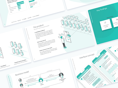 Product presentation illustration presentation product concept supply chain