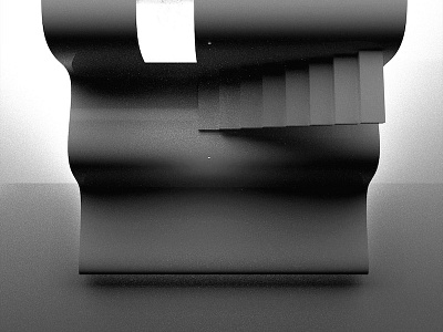 Curvy Stairs 3d 3dfordesigners abstract minimal