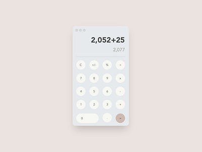 Calculator app app concept calculator dailyui dailyui004 design ui ux