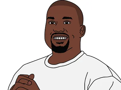 Happy Kanye :) creativecloudcc illustration illustrator kanye kanyewest vector yeezy