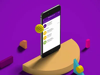 NYU Work Request app facilities illustration mobile ui ux