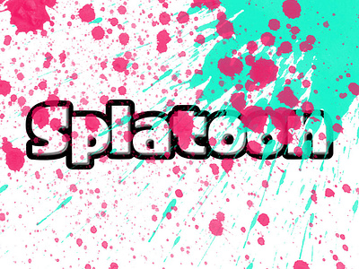 Splatoonlogo branding design graphic design graphic design logo logo logo design concept nintendo nintendo switch paint splatoon splatoon 2 splatter squid videogames