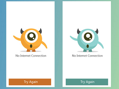 No internet connection illustration uidesign