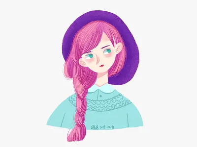 Head portrait illustrations