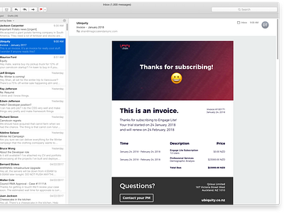 Daily UI - Invoice
