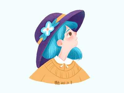 Head portrait illustrations