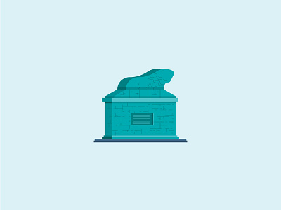 The Stone Lion ancient building hamedan history icon illustration iran landmark lion persian sculpture snapp stone