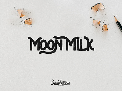 MoonMilk adventure apparel camping design handlettering mountain t shirt typography vintage