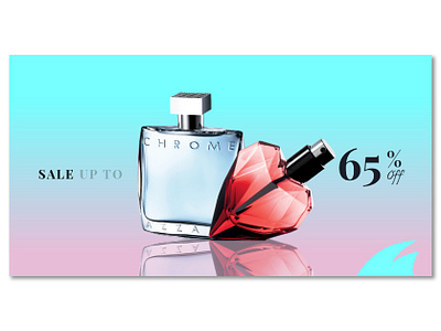 1 banner design discount graphic deisgn perfume post sale