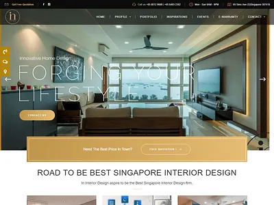 InInterior - Website Development, Design, Branding and Identity branding design logo uiux ux design web design agency