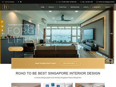 InInterior - Website Development, Design, Branding and Identity branding design logo uiux ux design web design agency