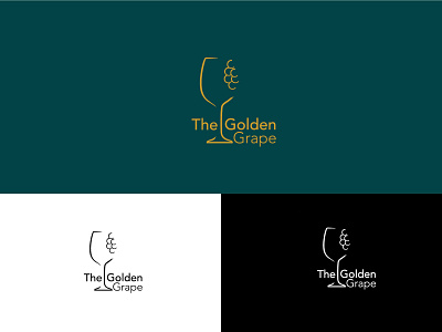 The Golden Grape creative design creative logo creativelogo golden icon logo logo design logo design concept logo idea logo inspirations logotybe symbol design vector wine wine house wine logo