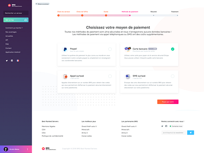 [BRS] Premium checkout process steps checkbox checkout design menu menu card payment sidebar sketch timeline ui validation