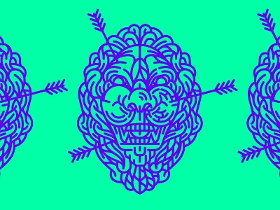 Illustration illustration lion st augustine