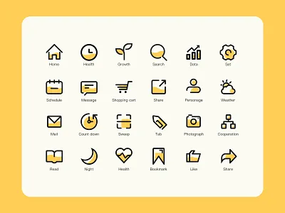 图标上色 dailyui 商标 图标 插图