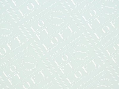 Loft Identity Concept brand concept brand design branding design identity logo typographic pattern typography