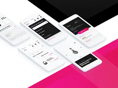 E-Commerce app for iOS app cards design ecommerce gradient ios mobile sketch store theme ui ux webshop