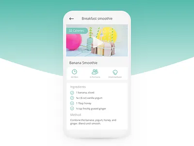 Daily Challenge: Recipe 040 challenge dailychallenge dailyui design recipe ui ux