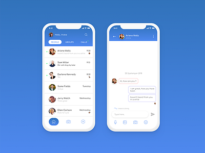 Daily UI Challenge #013 app chat chat app daily dailyui facebook iphonex ui uidesign uxdesign