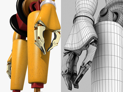 Robot Arm 3d 3d 3d art 3dsmax arm art characer character concept concept design cyborg droid fantase futuristic robot sci fi sci fi sf vintage