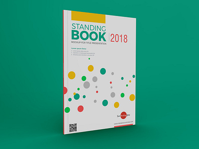 Free Standing Book Mockup For Title Presentation book book cover book mockup brand branding free free mockup free psd mockup freebie mockup mockup free mockup psd mockup template psd psd mockup