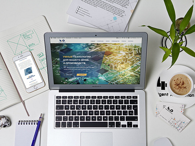 4.0 Intelligent Automation website adaptive create landing landing page muse we design web webdesign